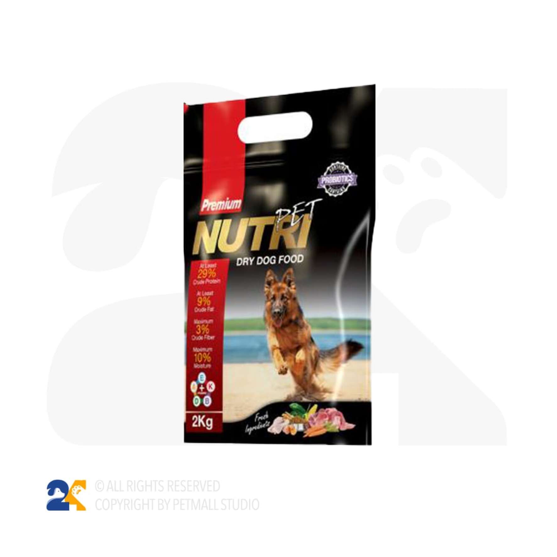  غذای سگ پروبیوتیک نوتری مدل Premium 29 Percent وزن 2 کیلو 
