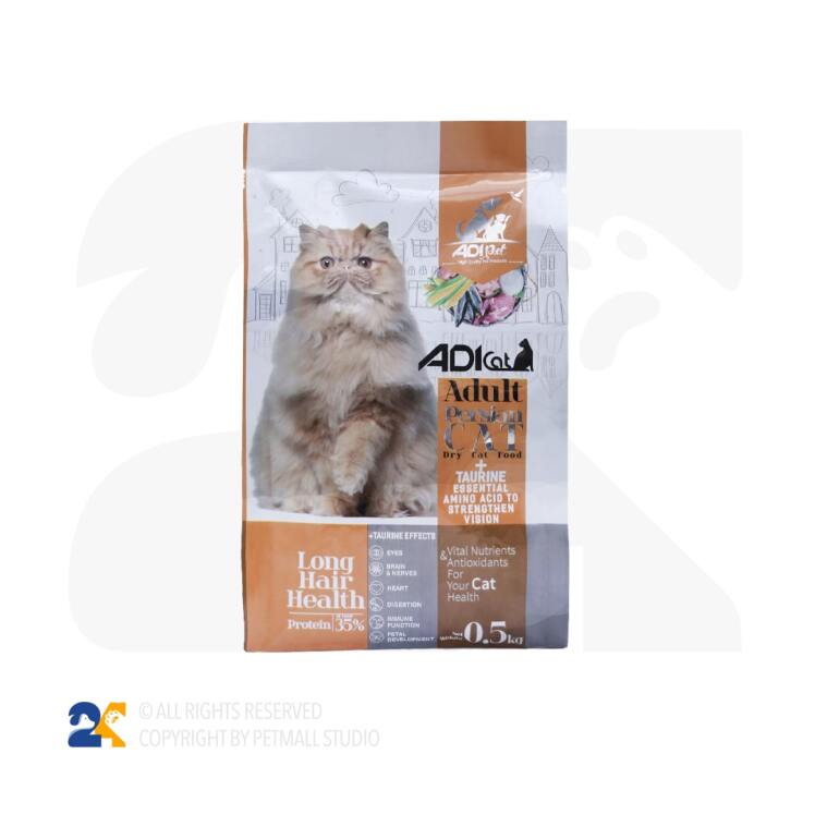 غذای خشک گربه پرشین بالغ سوپر پریمیوم آدی کت 500 گرم