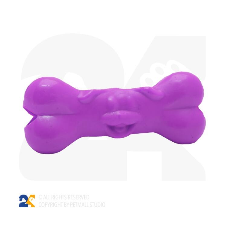 اسباب بازی دندانی سگ مدل استخوان طرح دار