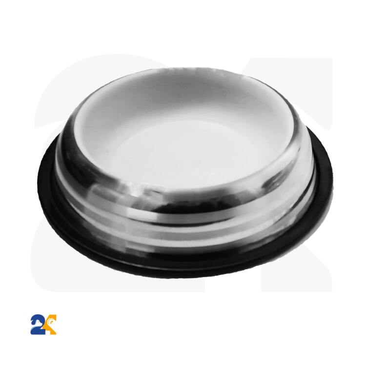 ظرف غذای سگ استیل خط دار سایز32
