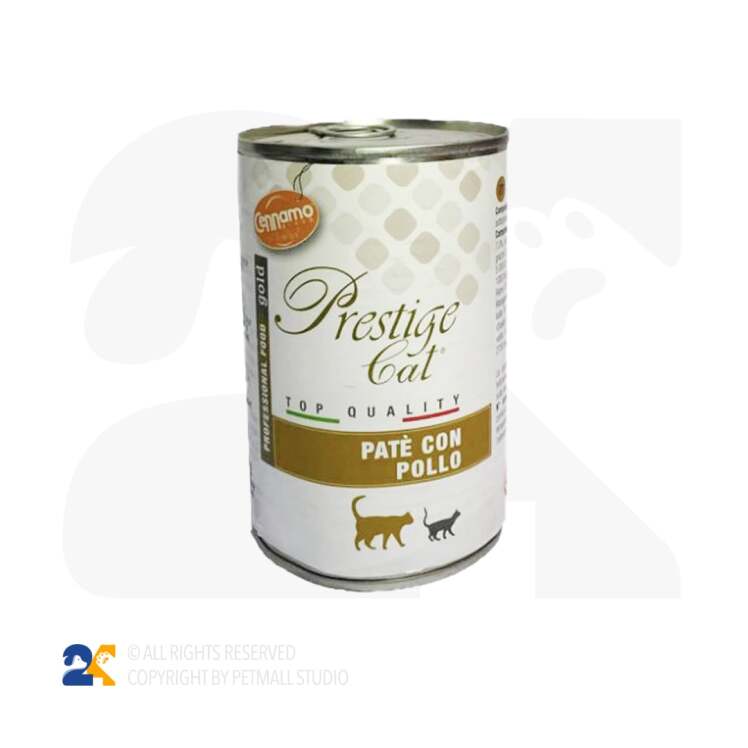 کنسرو گربه پرستیژ کت با طعم گوشت مرغ پته