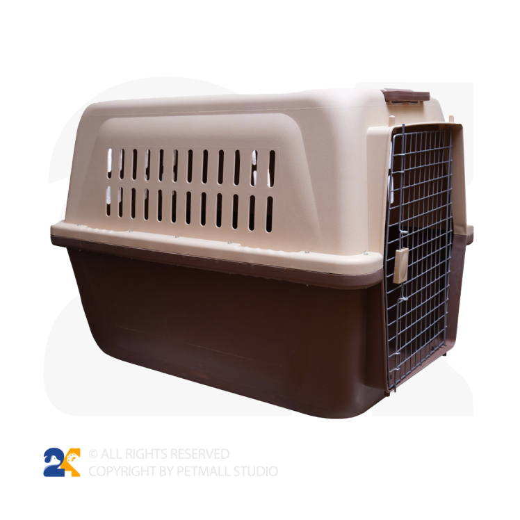 باکس حمل و نقل سگ و گربه به همراه چرخ و دسته