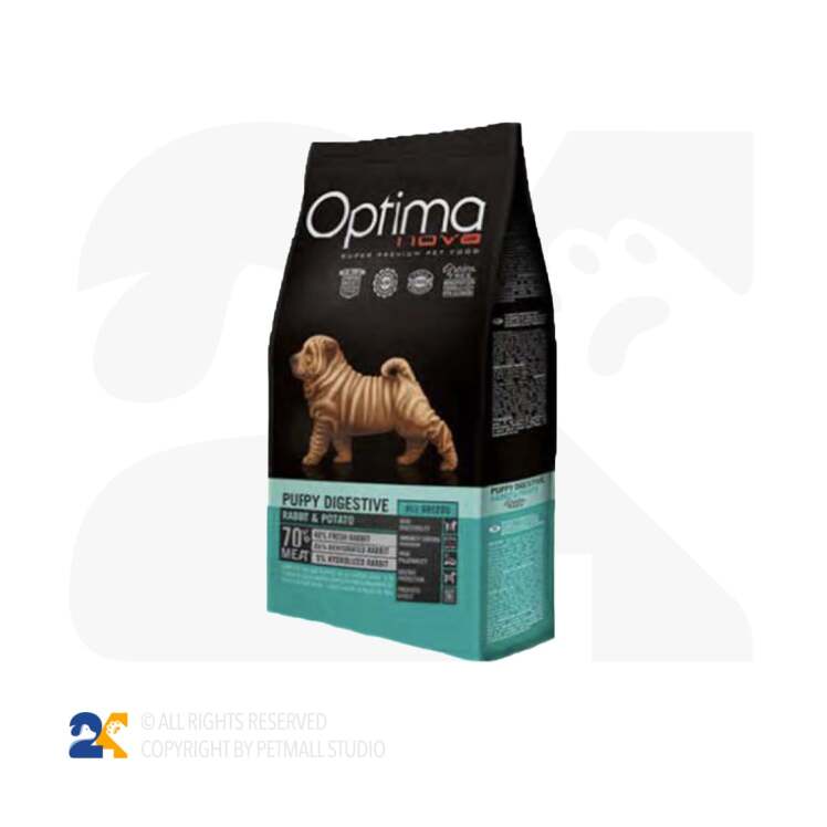 غذای خشک پاپی اپتیما با طعم دایجستیو خرگوش و سیب زمینی 