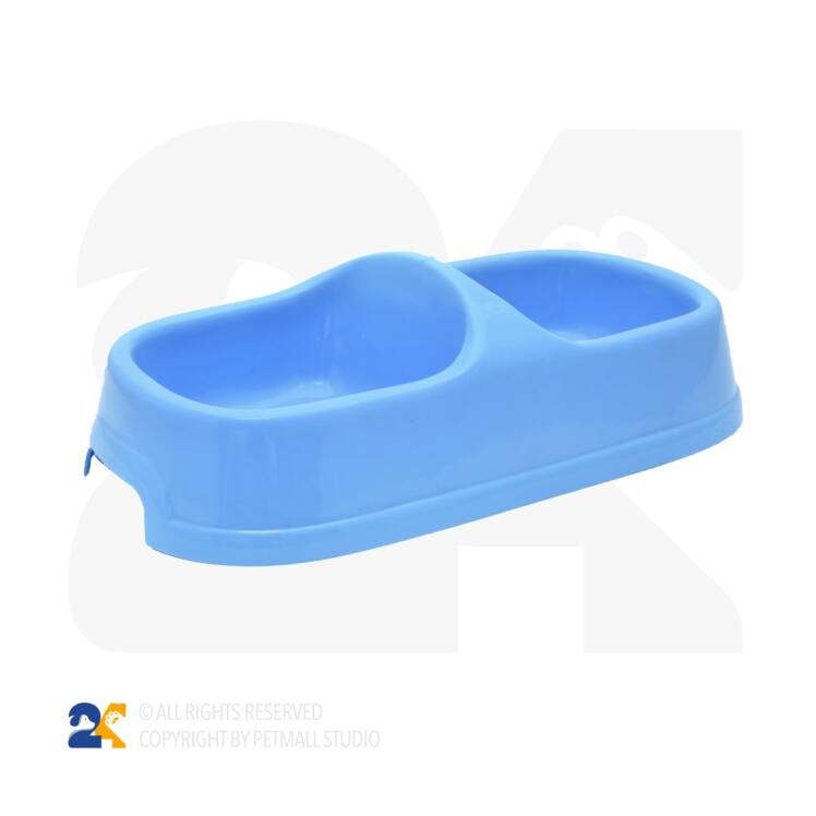 ظرف غذای دوقلو حیوانات سایز L