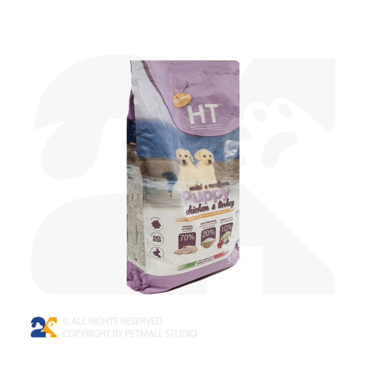 غذای خشک سگ پاپی کوچک و متوسط مرغ و بوقلمون