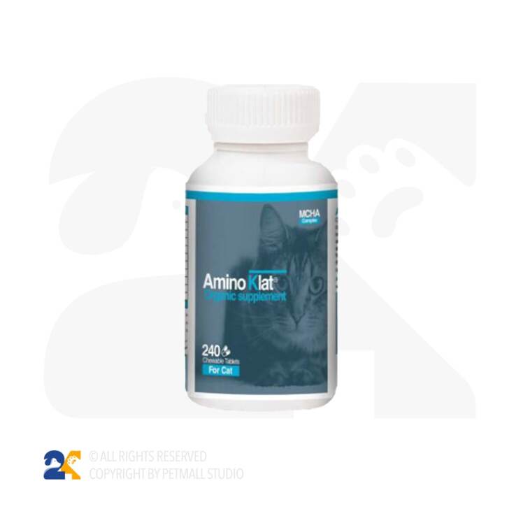 مکمل تقویتی درمانی آمینو کلات گربه 240 عددی