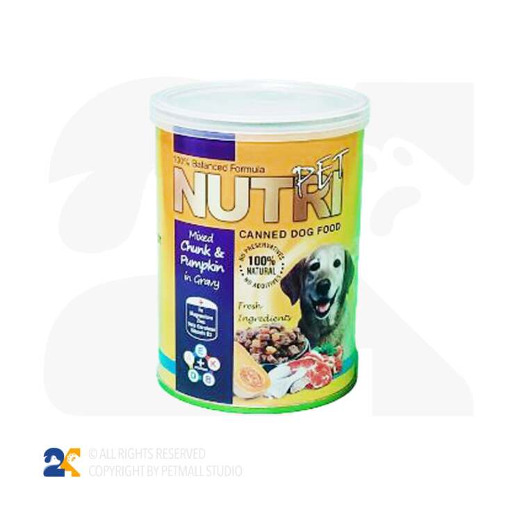 کنسرو غذای سگ نوتری با طعم مرغ و کدو