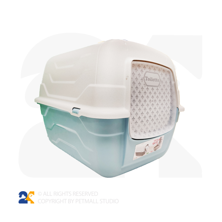 ظرف خاک مسقف گربه