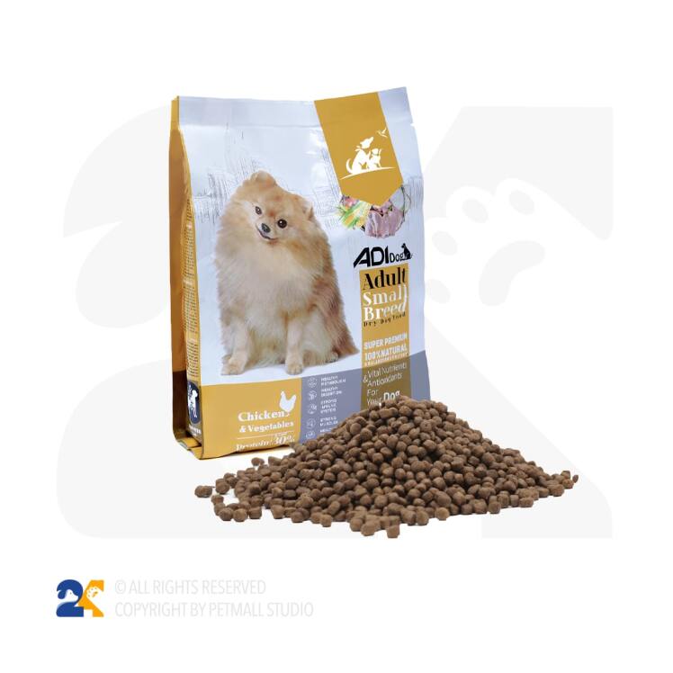 غذای خشک سگ بالغ آدی داگ مرغ و سبزیجات 1 کیلویی