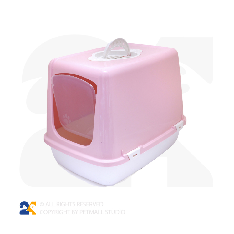 ظرف خاک مسقف گربه 