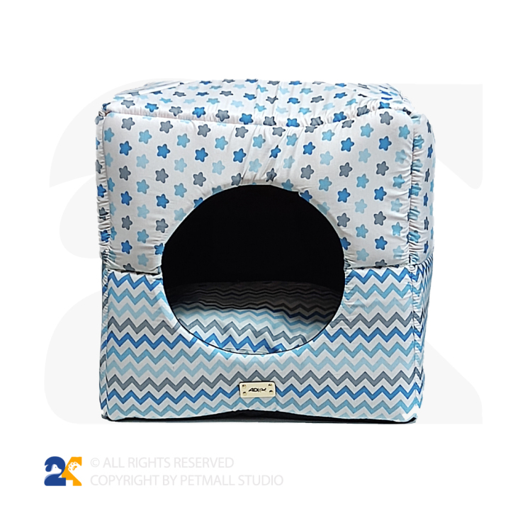 جای خواب دوکاره سگ و گربه مدل گل