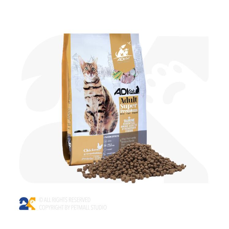  غذای خشک گربه آدی کت طعم مرغ مدل 
