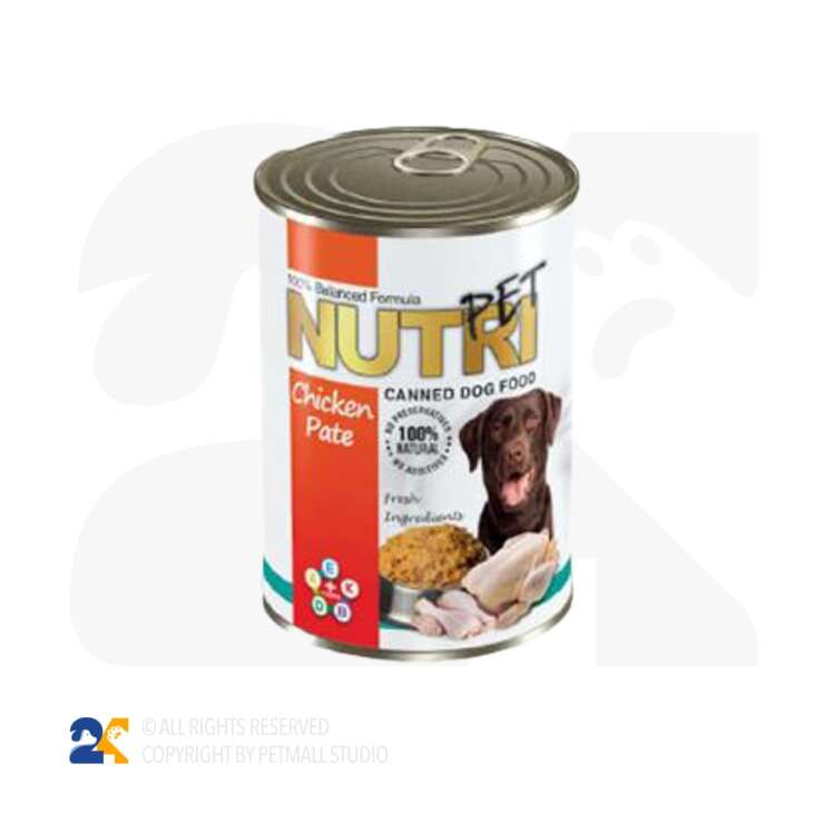 کنسرو غذای سگ نوتری با طعم مرغ 