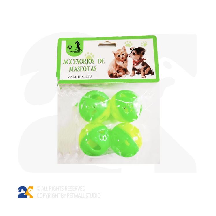 اسباب بازی سگ و گربه مدل توپ 4عددی 