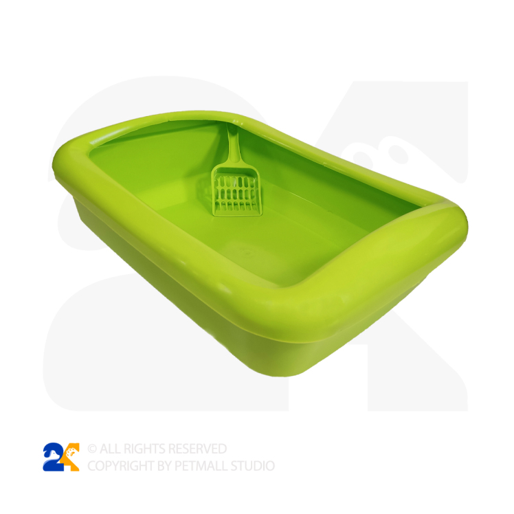 ظرف خاک گربه با بیلچه