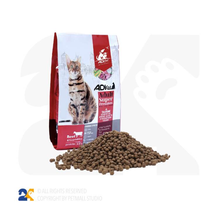 غذای گربه آدی کت طعم گوشت