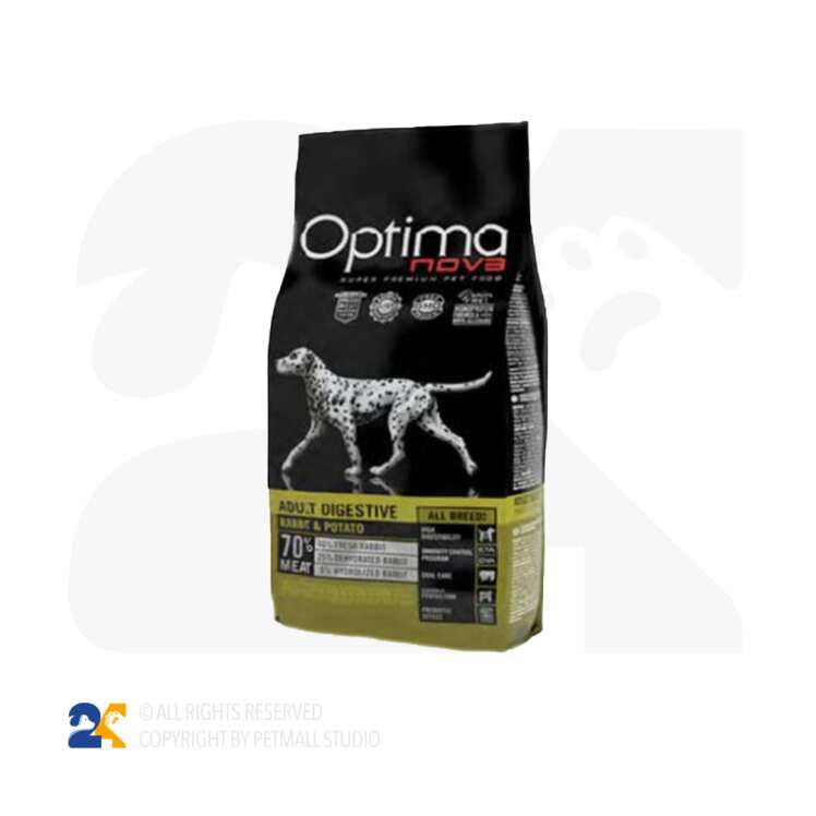 غذای خشک سگ بالغ ا اپتیما دایجستیو خرگوش و سیب زمینی