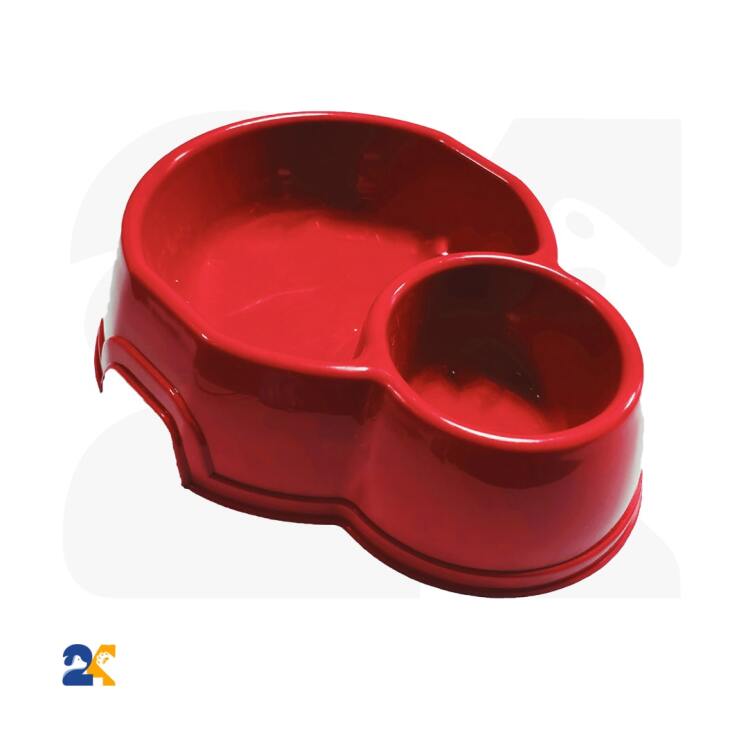 ظرف غذای سگ و گربه دوقلو 