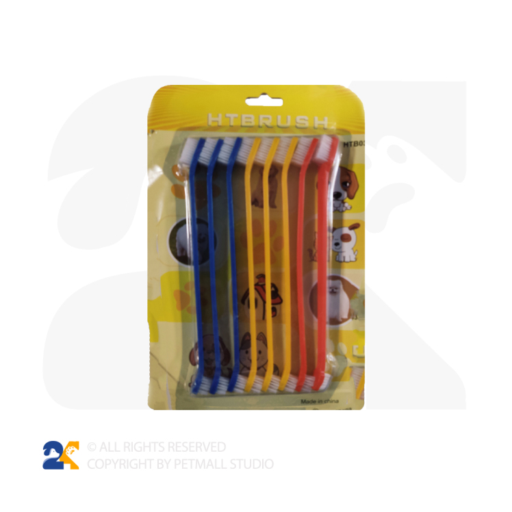 ست مسواک سگ و گربه بسته 8 عددی 