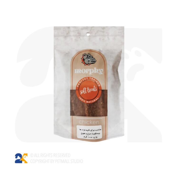 تشویقی سگ مورفی مدل بیسکویت با طعم مرغ و هویج