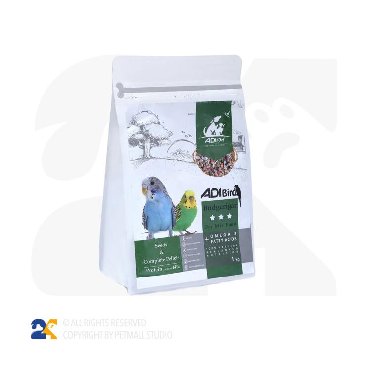 غذای خشک پرنده ادی پت مدل مرغ عشق وزن 1 کیلوگرم