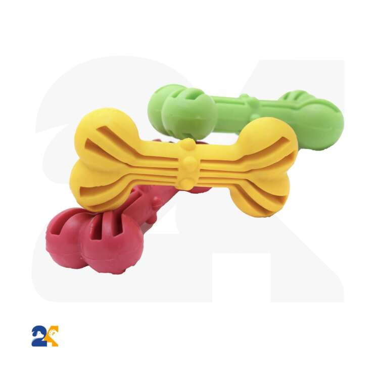 اسباب بازی دندانی سگ استخوان شیاردار 