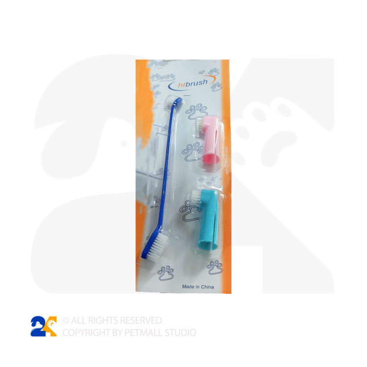 ست مسواک و 2 عدد انگشتی سگ 