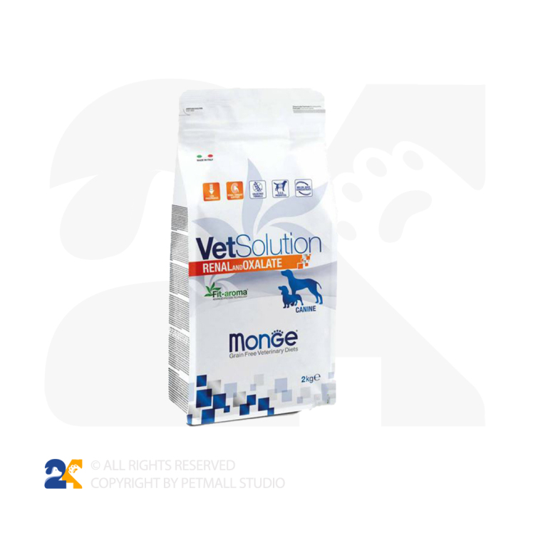 غذای سگ مونگه مناسب کمک به عملکرد کلیه و سنگ اگزالات 