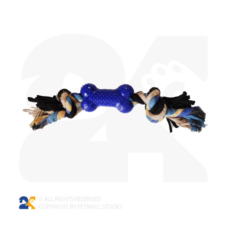 اسباب بازی سگ استخوان و طناب کنفی