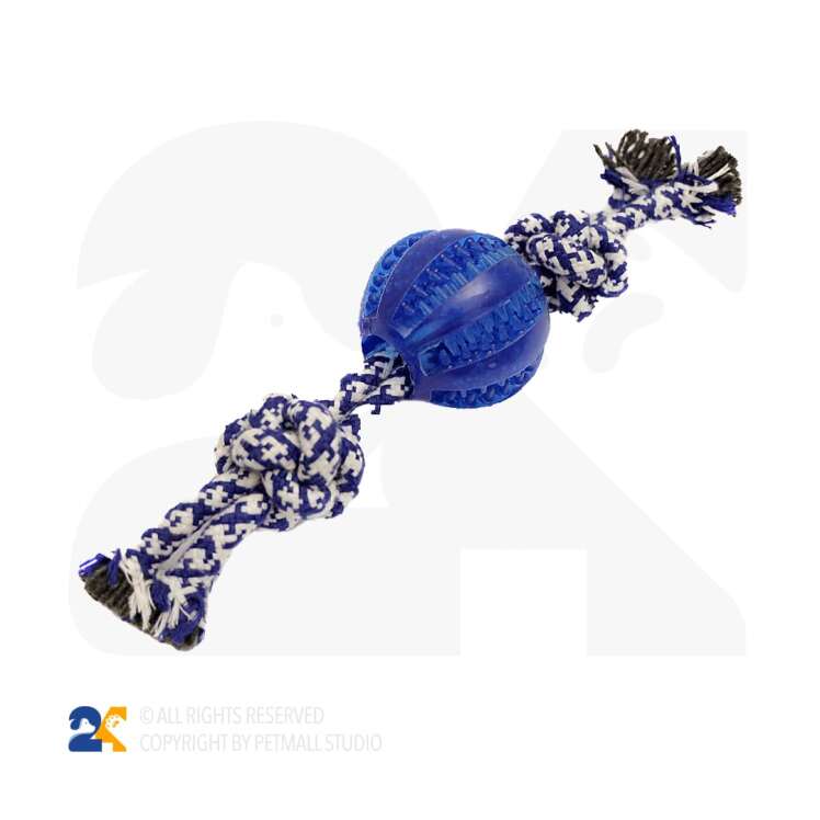 اسباب بازی سگ و گربه طرح توپ شیاردار باکنف 