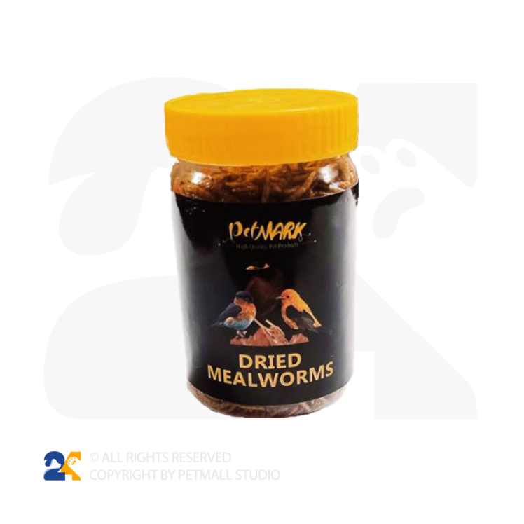 غذای خشک پرندگان پت مارک مدل کرم میلورم خشک